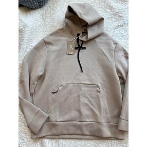 On Running Focus Tech Hoodie Desert  Mens Size XL